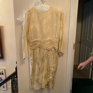 Silk Studio Champagne Dress Size 14